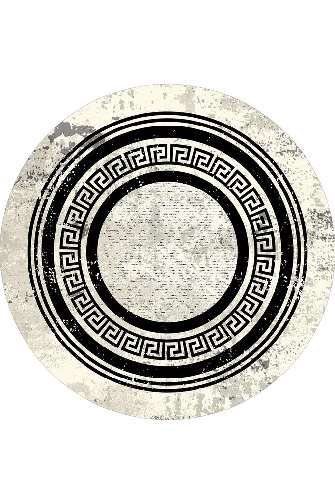 Rovigo Home Washable Round Printed Carpet RHM7338-SD1044