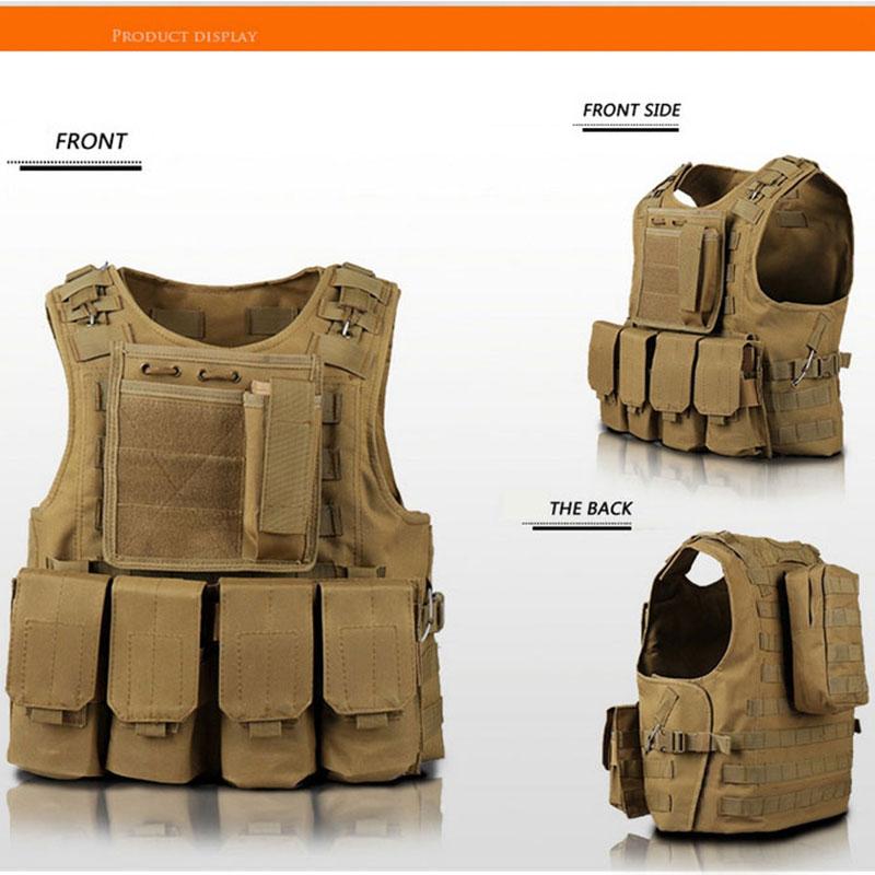 Taktische Weste CS Spiel Airsoft Sturm Molle Weste Ausrüstung Outdoor Bekleidung Jagd Tarnweste Kampf Sicherheitsweste