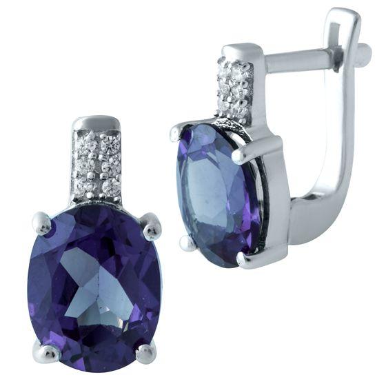 

Срібні сережки з керамікою 7.262ct (1913154) різнокольорові кольору