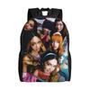 Katseye Kpop Backpack for Men Women Cool Student Work Daypack Korean Style College Shoulder Bag Outdoor