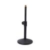 Desktop Microphone Stand Heavy Duty Metal Adjustable Height Desk Mic Stand with 5 8 to 3 8 Adapter Non Slip Pads for