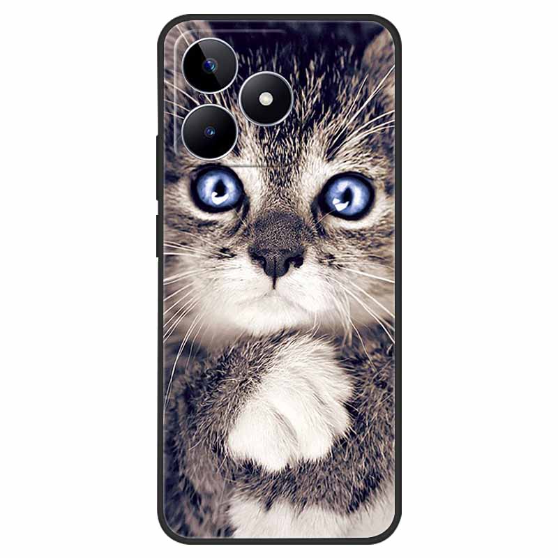 For Realme C53 Case Shockproof Soft silicone TPU Back Cover For OPPO Realme C53 4G Phone Cases Cartoon RealmeC53 C 53 2023