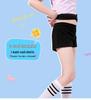 Girls' Ballet and Dance Flat-Legged Black Shorts