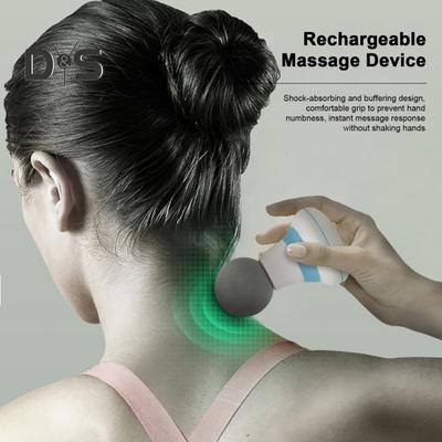 Handheld Body Massager Percussion Deep Tissues Muscle Massager with 6 Speeds USB Rechargeable Portable Electric Muscle Massager