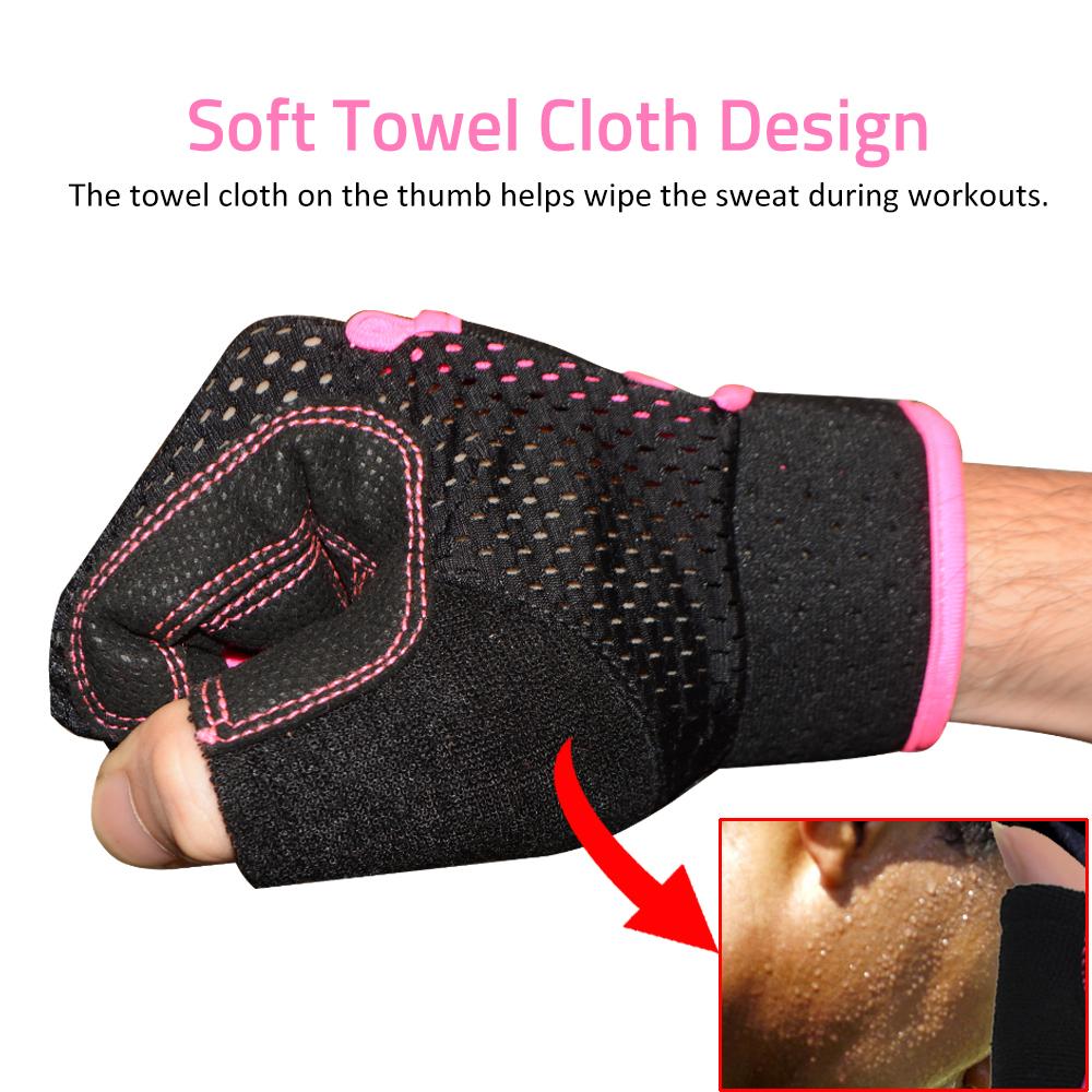 Sailing Gloves 3/4 Short Finger Cycling Mountain Bike Bicycle Gloves Men Women Fishing Kayaking Paddling Sailing Workout Gloves 6