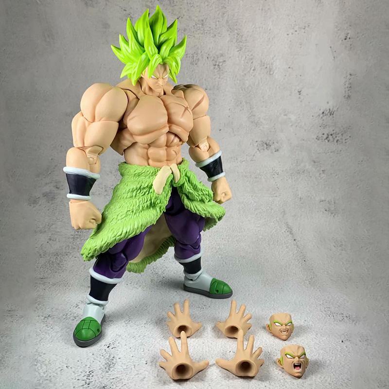 Figurine d'action 16cm Dragon Ball Super Saiyan 3 Goku SHF Anime Mobile PVC Poupée de Collection Figurine Kakarotto Son Goku Modèle Jouets