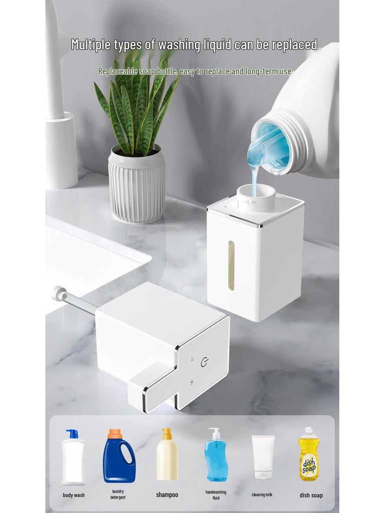 P7 Automatic Wall-Mounted Sensor Soap Dispenser for Kitchen and Bathroom