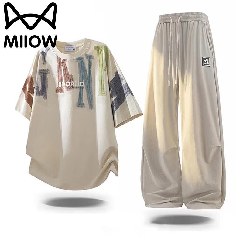 MIIOW Men's Summer Thin 2-Piece Outfit