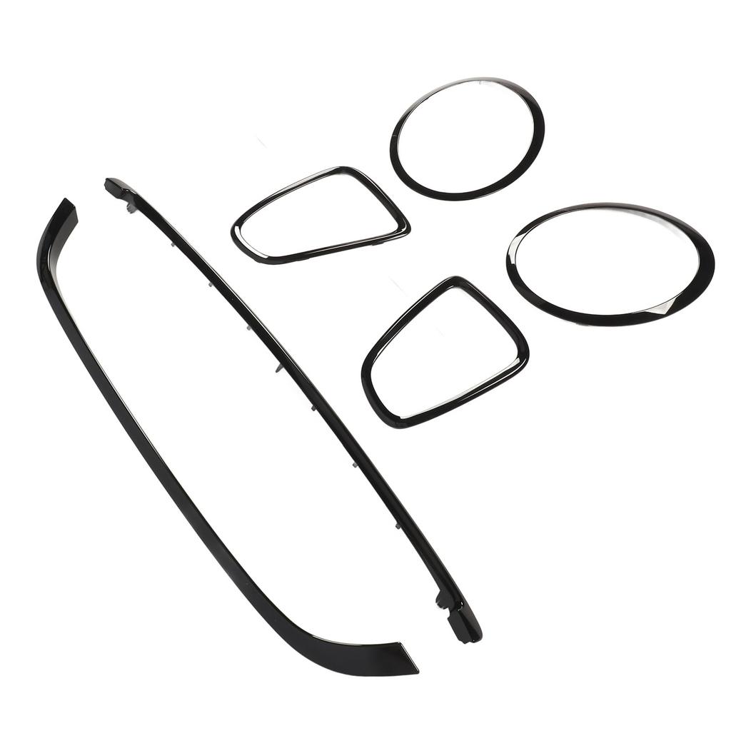 Headlight Trim Ring 51137149906 Tail Light Frame Trim Ring Cover Grille Hood Trim Moulding for Clubman R55 Hatchback R56