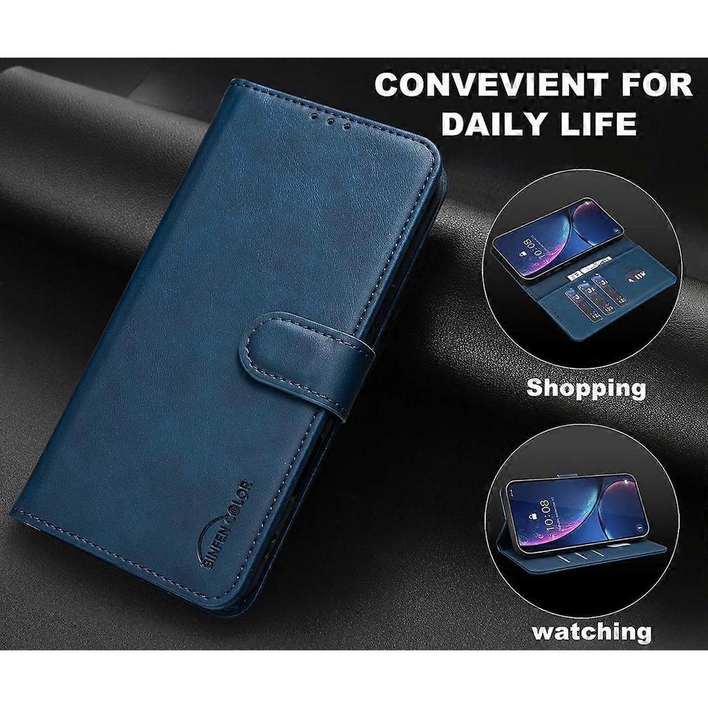 Compatible with Realme 16 Pro RFID Blocking Card Slots Holder Soft PU Leather Shockproof Protective Phone Stand Wallet Case Cover