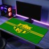 Fc Nantes Crest Design mouse pad, rubber base, esports desk mat, mouse pad for gamers and office use, gaming desk , easy to clean mat