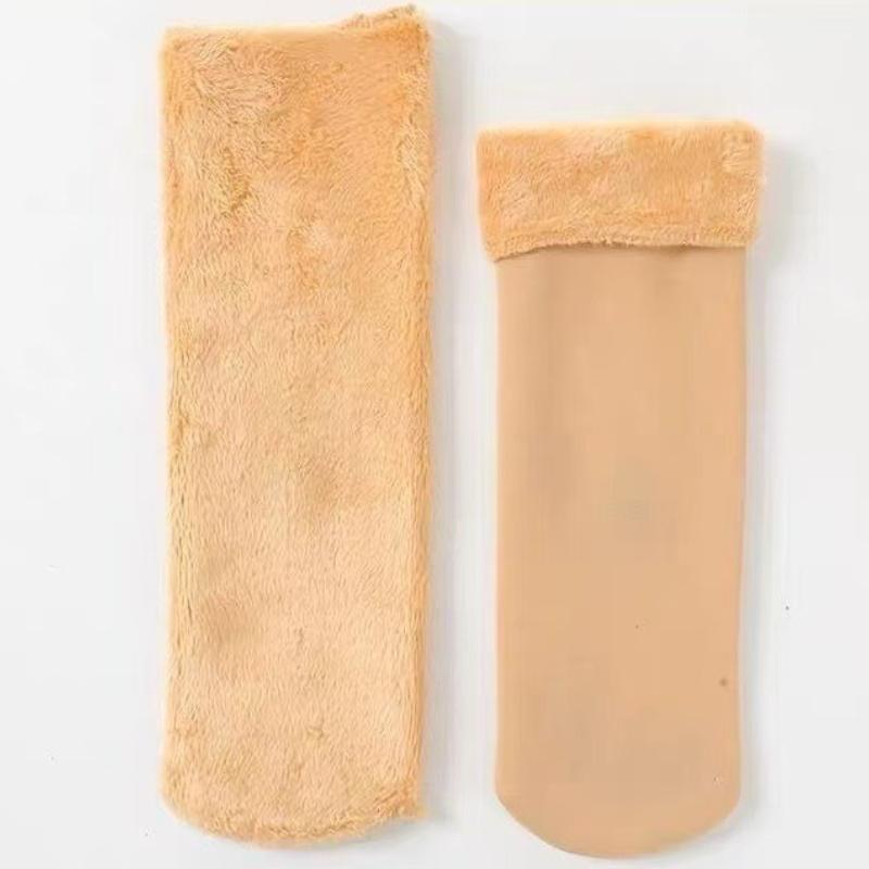 10 Paar Damen Nahtlose Socken Winter Verdicken Warm Einfarbig Socken Zehenabtrennung Atmungsaktiv Haussocken