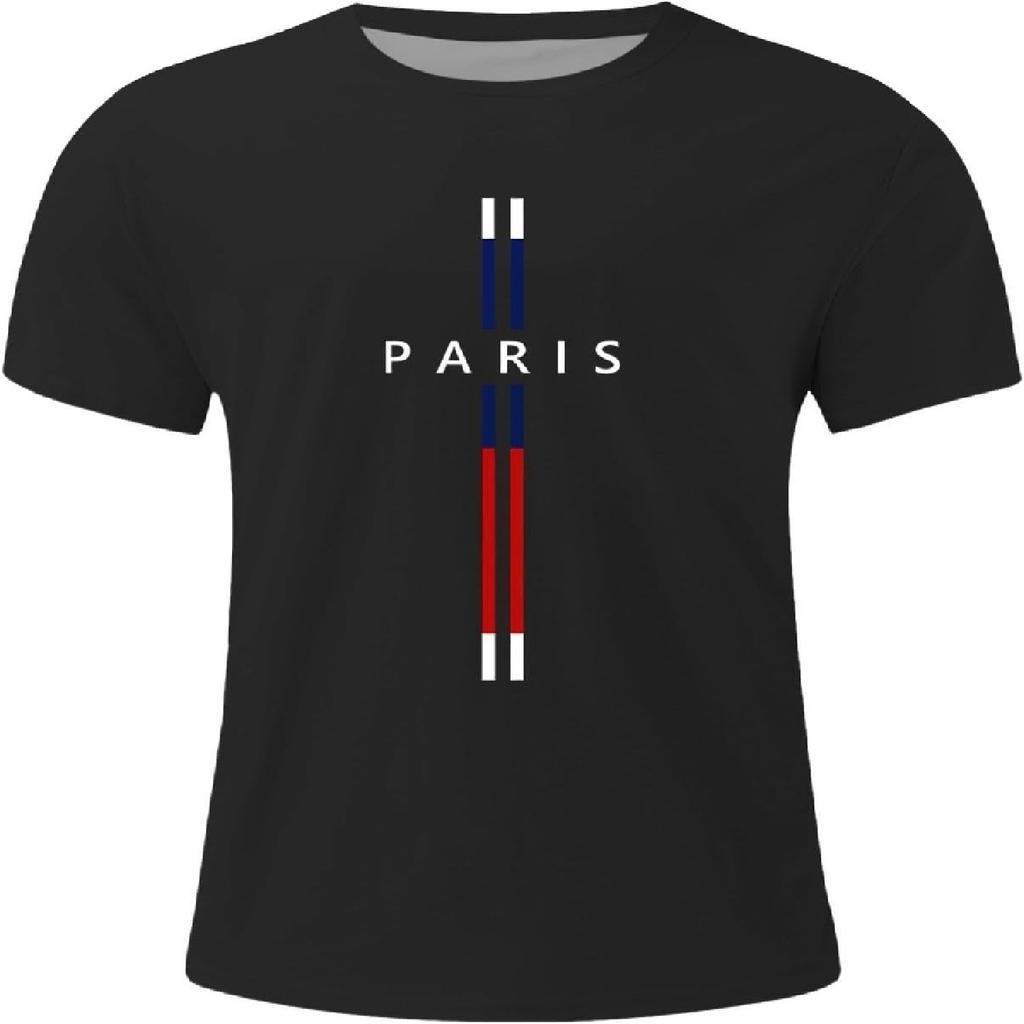 Casual Men's T Shirts with Stylish Print Comfortable Short Sleeve Design Perfect for Everyday Wear and Lounging