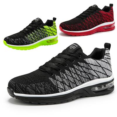 Fashion New Large Size Men's Casual Sneakers Breathable Comfortable Thick Sole Fashion Net Surface Increase Air Cushion Men's Sneakers