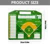 Baseball Coaching Board Double Sided Baseball Lineups Board Dry Erases Baseball Clipboard Coaching Accessories Enduring