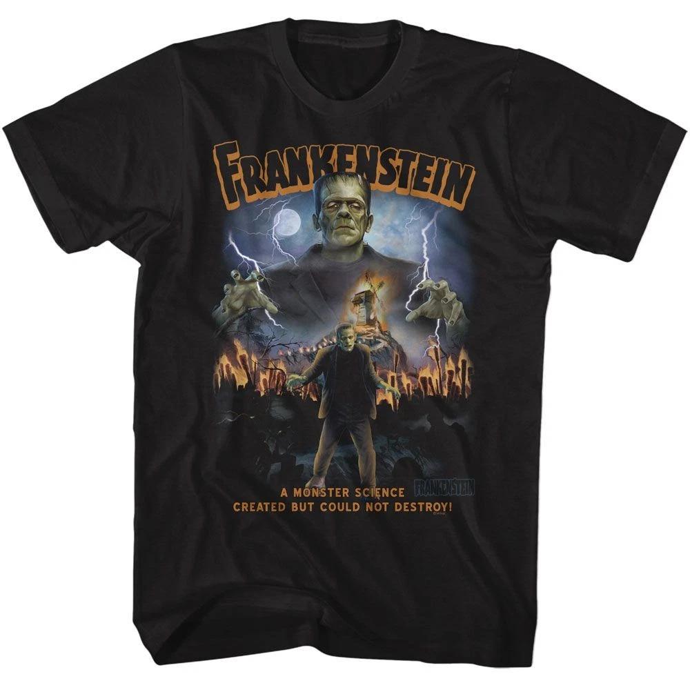 Universal Monsters Frankenstein Mob Black Movie Shirt 110