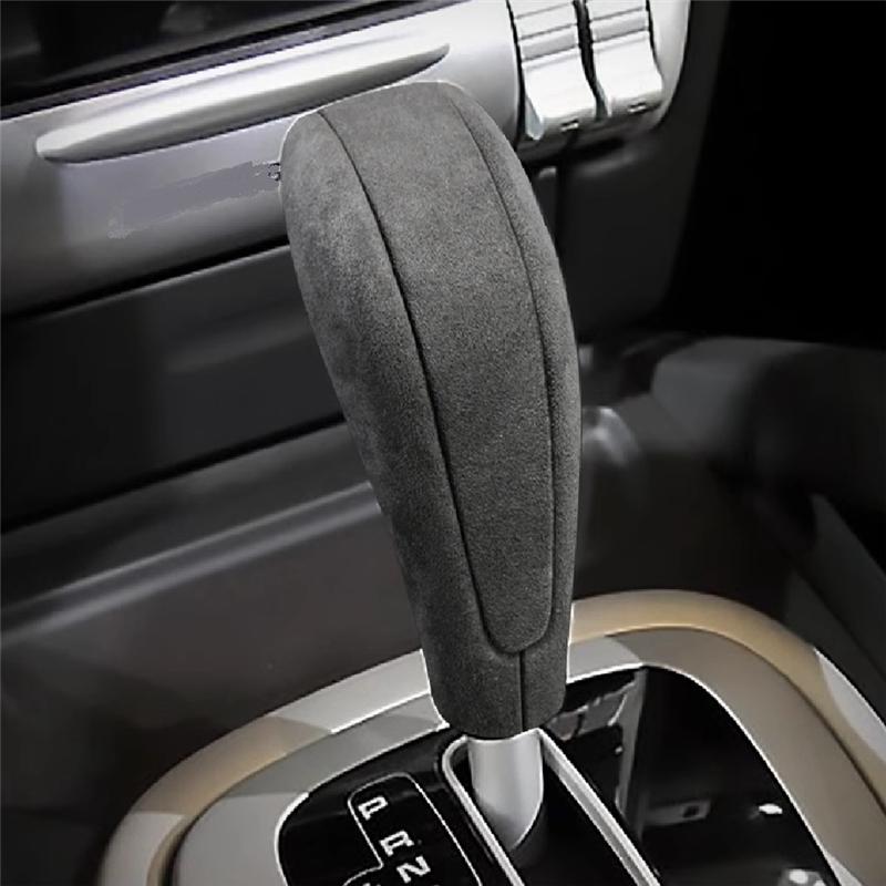 Car Gear Handle Sleeve Lever Cover Car Handball Protection Sticker Car Interior Accessories for Porsche Cayenne 04-09
