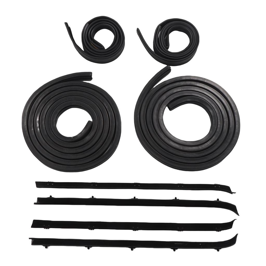 Door Seal Window Run Channel Sweep Felt Rubber Weatherstrip Kit 15569072 Replacement for C10 C20 C30 K10 K20 K30 R1500