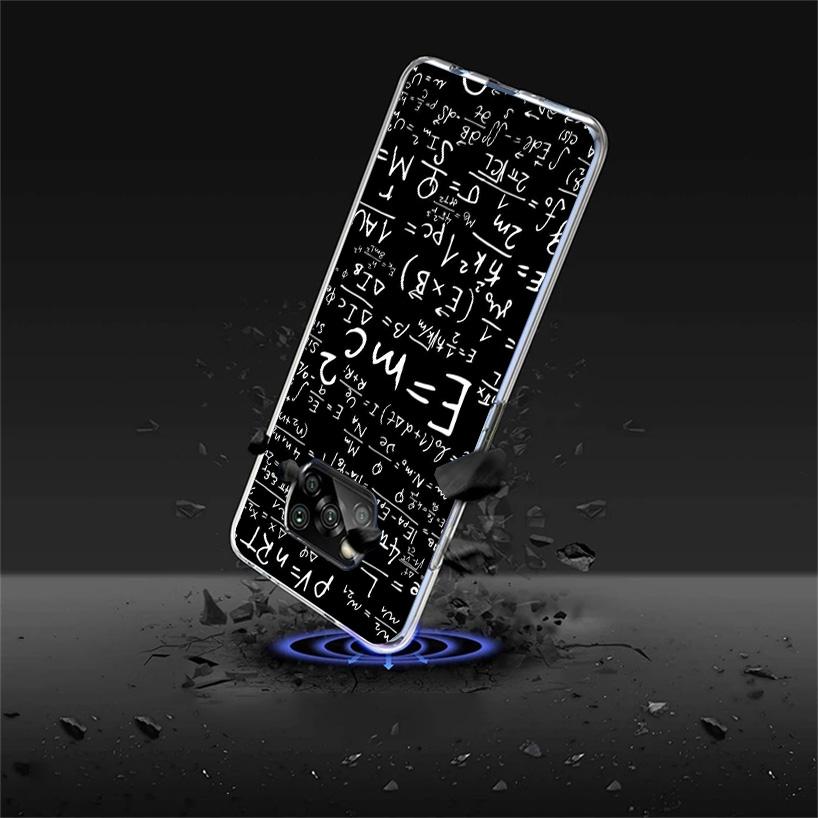 Physics Chemical Mathematics Phone Case For Xiaomi Poco X7 X6 X5 Pro F7 Ultra Redmi 15C 15 13 13C 12 12C 10 10A 10C 9 9A 9C 9T C
