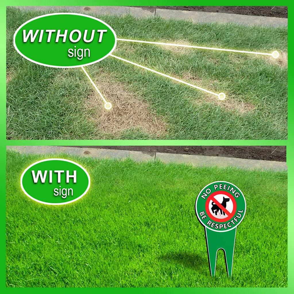 Signs Authority No Pee Dog Signs, Stop Dogs From Peeing On Your , Sign Politely Reads Please Be Respectful, Your Property