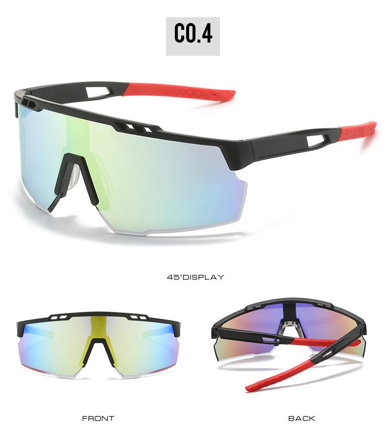 Unisexowe Sportowe Kolorowe Okulary Rowerowe