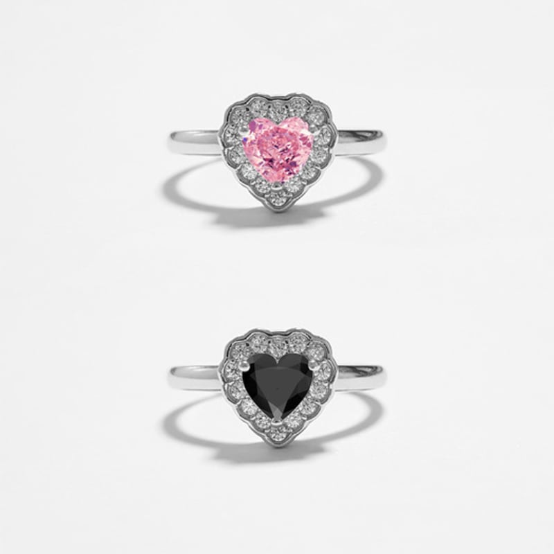 TORTOISE [Silver925] Moika Heart Ring (2COLORS)