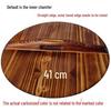 UOZO Carbonized Fir Wood Pot Lid