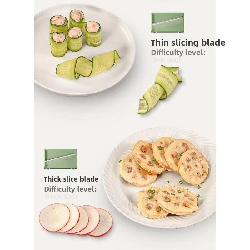 Multifunctional Cutting Tool Kitchen Shredder, Vegetable and Potato/radish Slicer, Hand-friendly Fine-slice Scraper, Wire-cutting Device