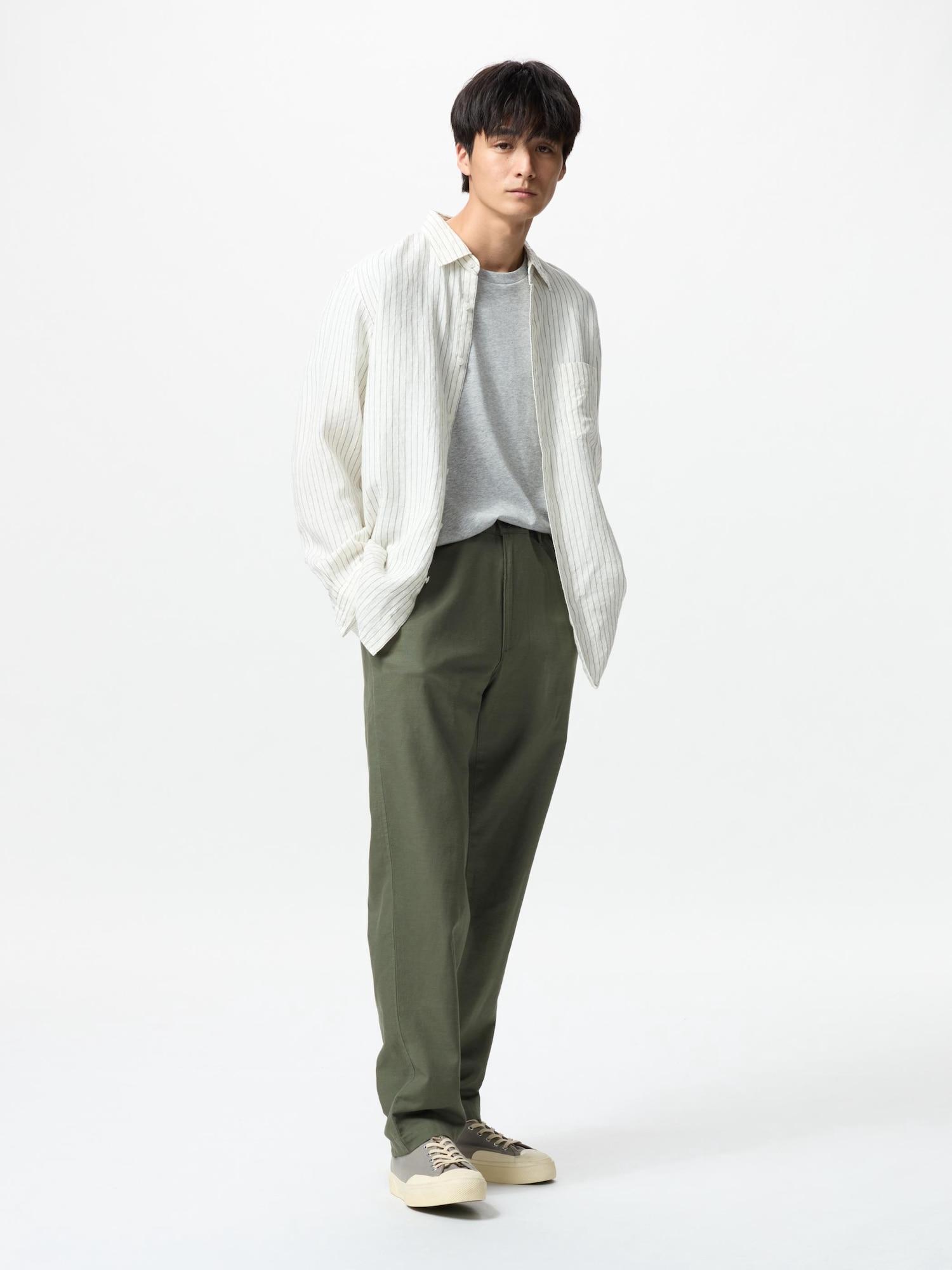 

Uniqlo Japan Льняная смесь Easy Pants