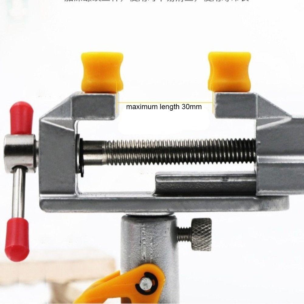 Alloy Jewelry Vise Rotatable Watchmaker Repair Tool Useful Screw Clamp  Engraving Work
