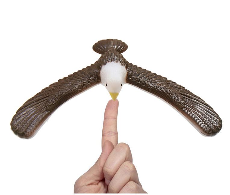 

Pyramid Physical Balancing Eagle Bird Toy Novelty Eagle Bird Interactive Toy Desktop кофейный