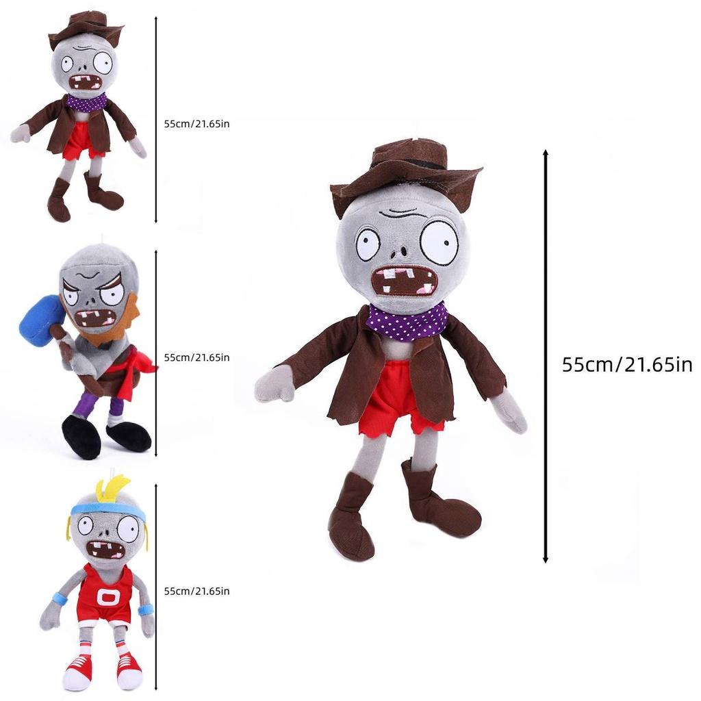 Plants Vs. Zombies New Plush Toy Cartoon Zombie And Plant Game Character Characters)