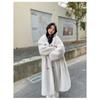 VAYLA Damen Kunstpelz Lange Mäntel Jacken Stehkragen Mantel Dick Warm Y2k Streetwear Jacke Elegant Arbeit Freizeit Oberbekleidung Herbst Winter