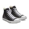 Converse All Star Leather Leather Classic Versatile High Top Espadrilles Unisex Black & White