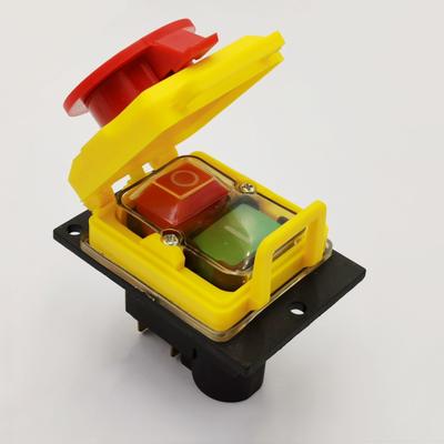 CK21 4-poliger elektromagnetischer Schalter, Not-Aus-Ein-Aus-Drucktastenschalter für industrielle Werkzeugmaschinen, AC 250 V, 16(12)Ein 5E4