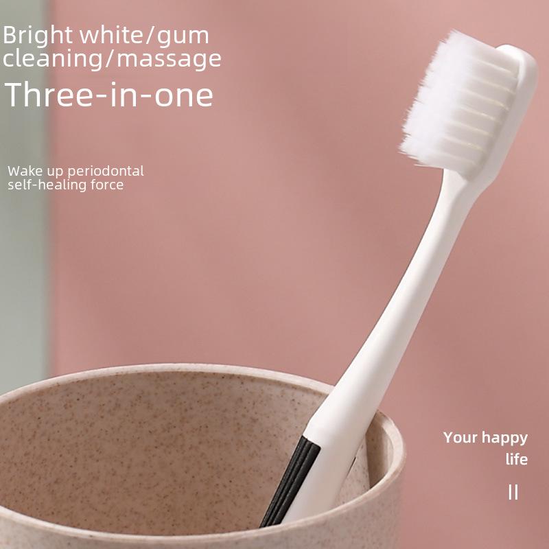 "Ultra-Soft Wanmao Toothbrush for Adults - Super Fine Bristles, Gentle for Men & Women, Ideal for Sensitive Teeth"