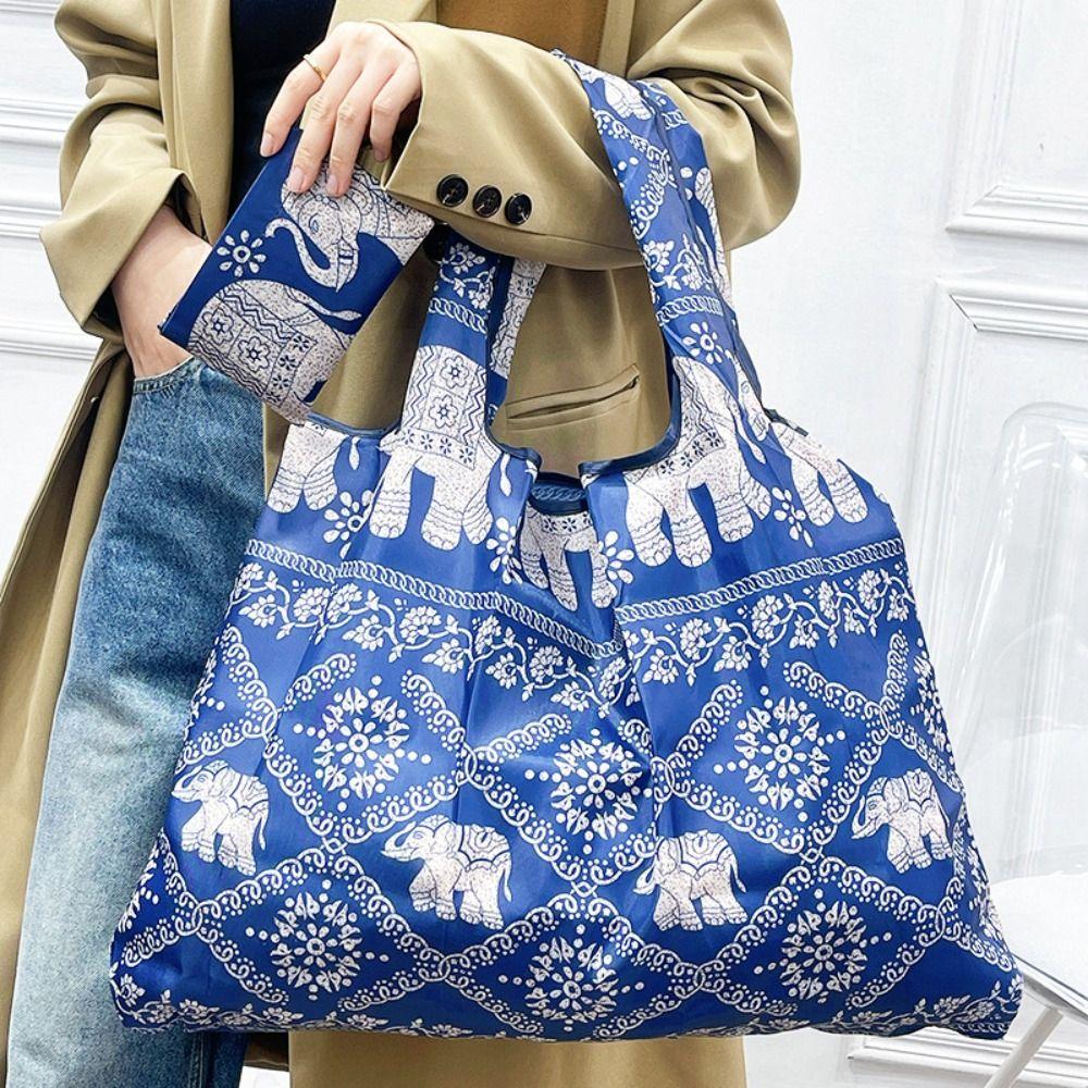 Wiederverwendbare Einkaufstasche Wasserdicht Umweltfreundliche Tragetasche Mode Reise Aufbewahrungstasche