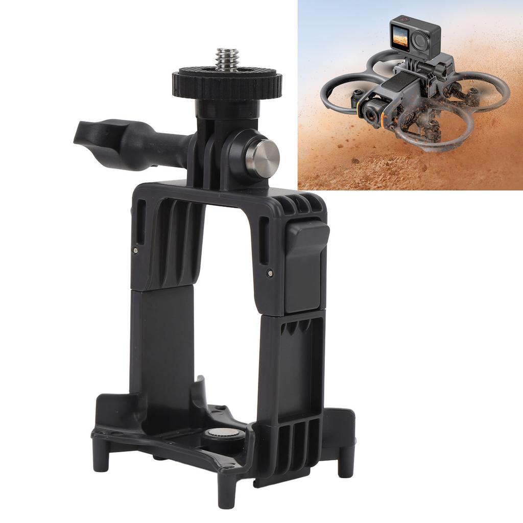 Action Camera Mounting Adapter for Avata 2 Drone Camera Extended Mount Bracket Holder with 1/4 Inch