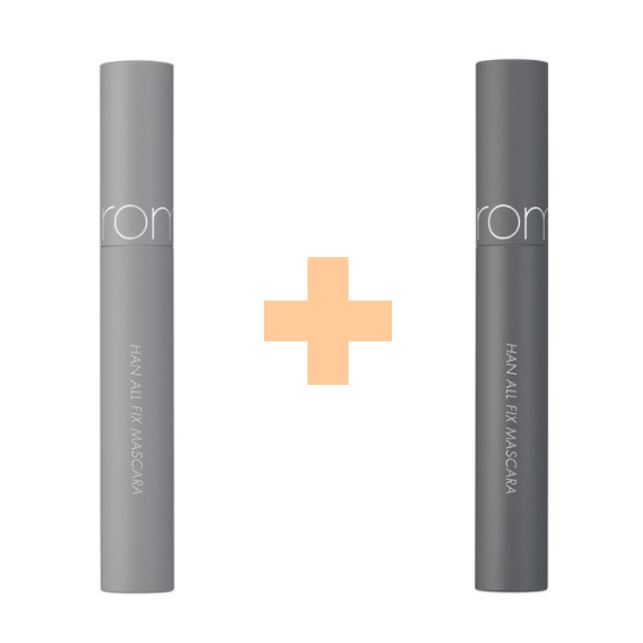 

rom & nd Han All Fix Mascara 7g Long Black + Volume Black [1 + 1 всего 2шт] // Romand