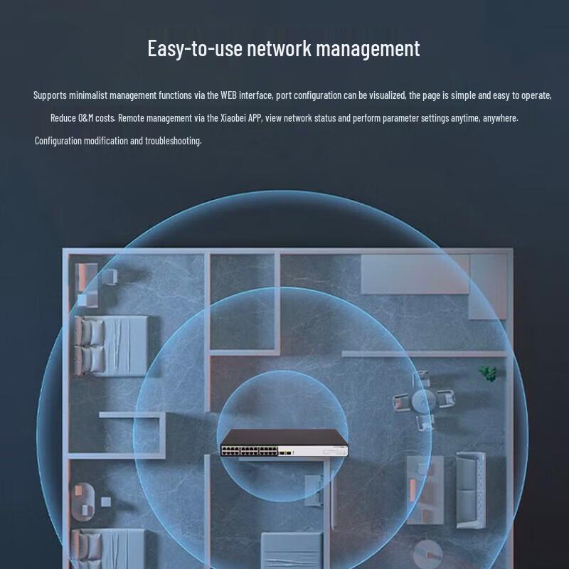 H3C US226-P Gigabit Managed PoE+ Ethernet Switch