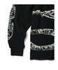 ETCE Bone Snake Henley Neck Waffle Knit (Black)