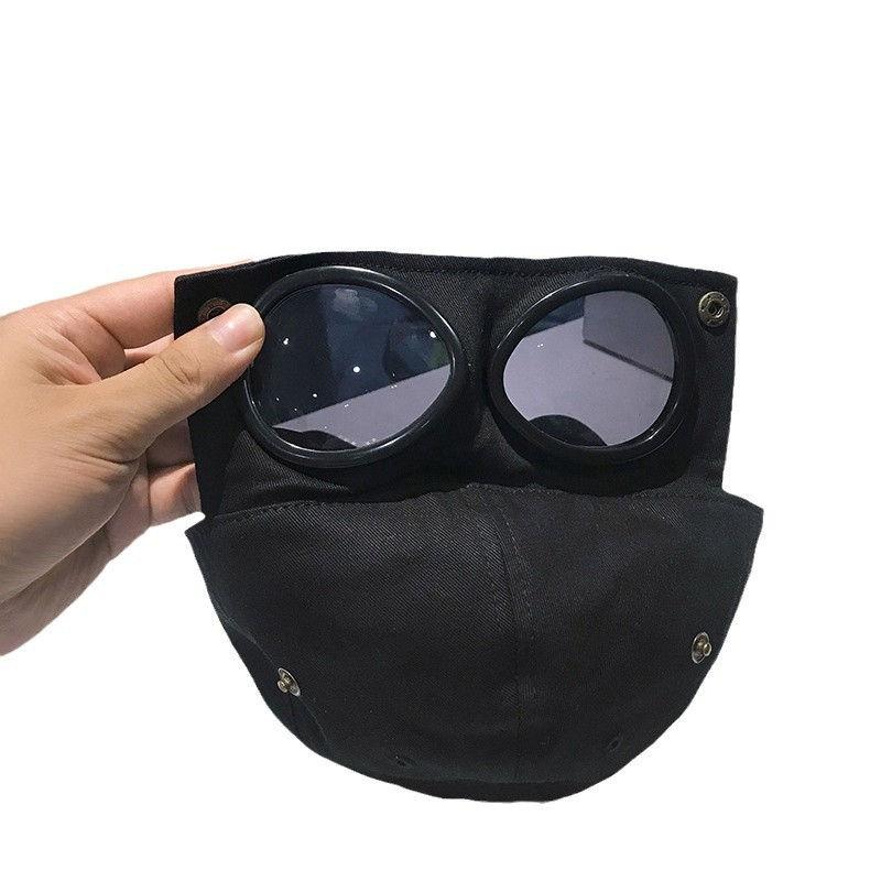 Fashion Snapback Hat Glasses Goggles Baseball Cap Unisex Aviator Pilot Men Women Caps Hats
