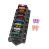 KILIGEN Universal Car Truck Vehicle 8 Way Line Car Medium Fuse Box Block