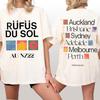 Rufus Du Sol Tour Dates 2025 Inhale Exhale World Tour Inspired T-Shirt