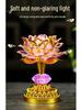 2025 Lotus Bodhisattva Buddha Offering LED Lamp: Colorful, Everlasting Household Decor