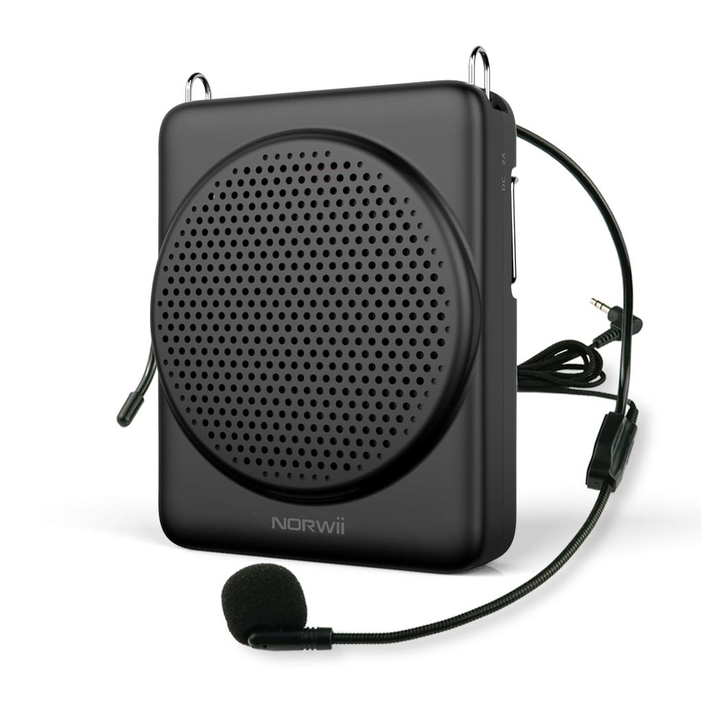 Norwii Mini Voice Amplifier, 3-Hour Quick Charging and 30 Hours of Playback, Portable Voice Amplifier for Teachers, Training, Tour Guides, and More