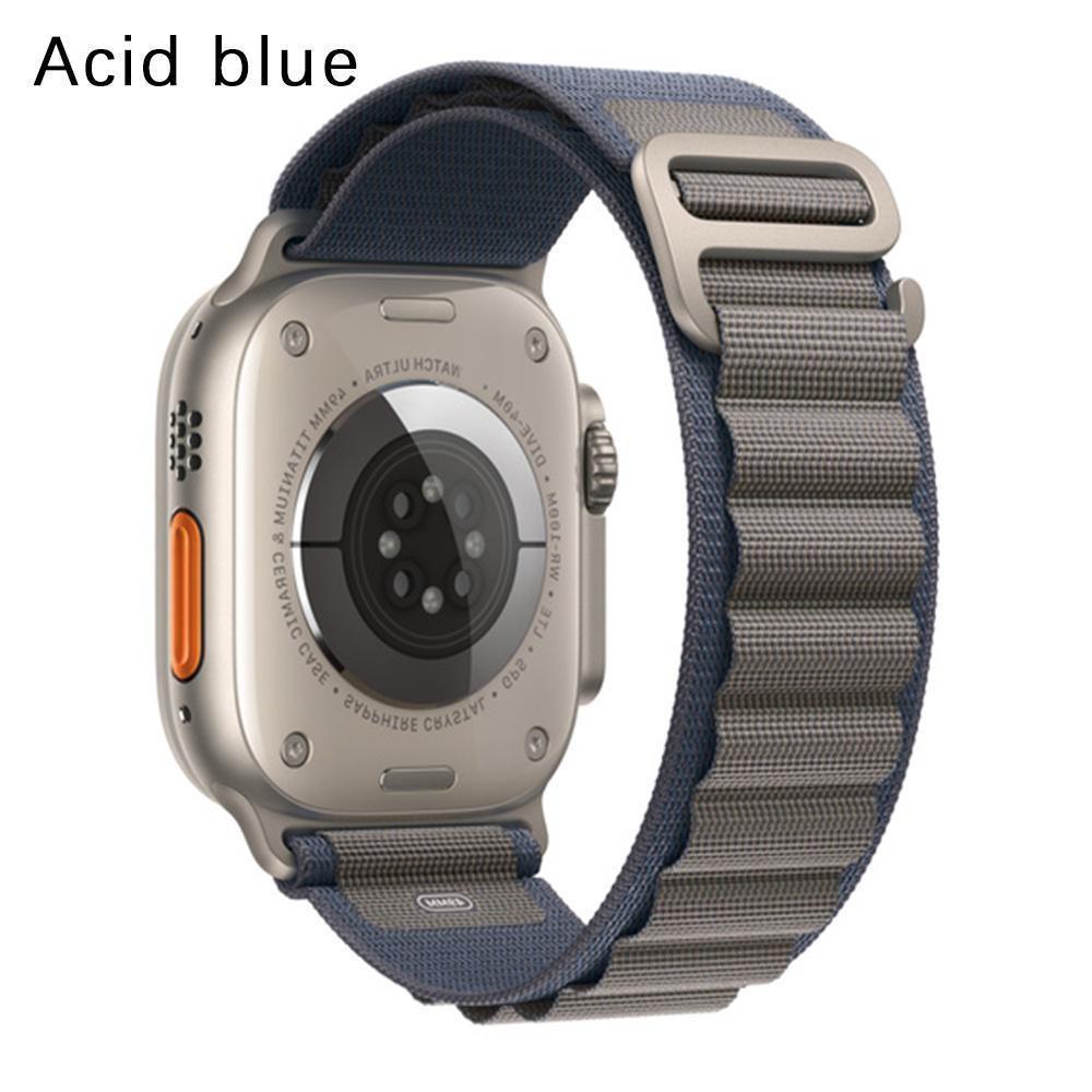 Alpine Loop Band for Apple Watch Ultra 2/Ultra 49mm 45mm 41mm 44mm 40mm 42mm Sport Nylon Outdool Breathable Strap for iWatch Series 9 8 7 SE 6 5 4 3