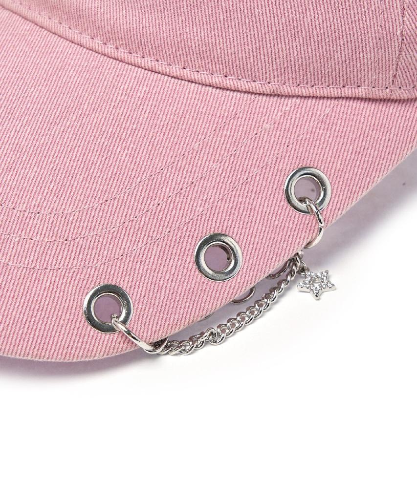 Emelbi Vintage Cursive Jewelry Unstructured Ball Cap La (L.Lavender)