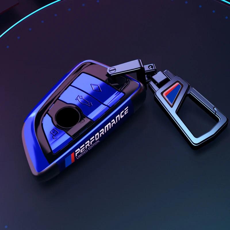 PC Car Key Case Cover Bag For Bmw F20 G20 G30 X1 X3 X4 X5 G05 X6 X7 G11 F15 F16 G01 G02 F48 Accessories Holder Shell Keychain