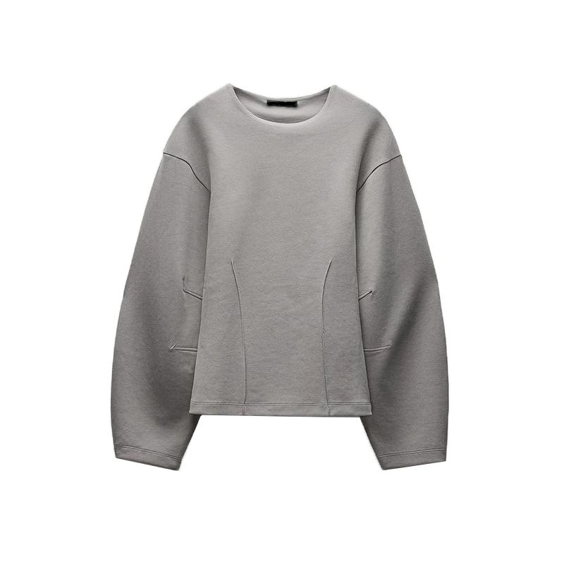 Double-sided Cloth Comfortable Stretch Casual Trousers 3641860 Double-sided Cloth Slim Fit Round Neck Hoodie 3641859